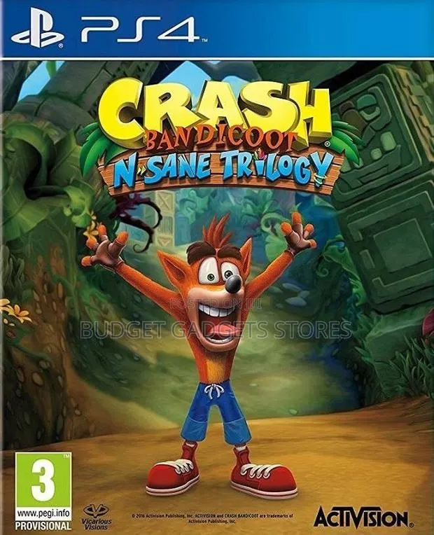 Crash Bandicoot N’Sane Trilogy Ps4 Game Disk · Photo 1