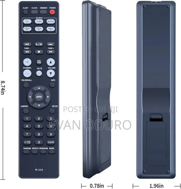 Original Denon Remote Control Rc 1214 · Photo 1