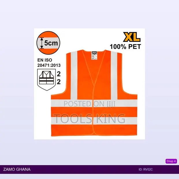 Reflection Vest Orange - Rv02c · Photo 1