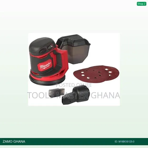 18v Random Orbital Sander 125mm - M18bos125-0 · Photo 1