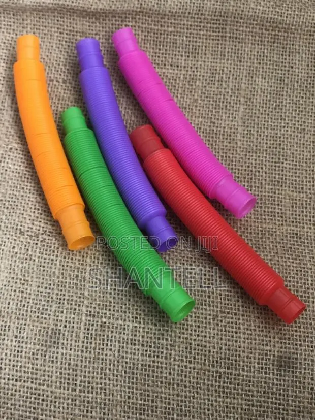 Pop Tube Fidget Toy - Pack of 5 Colors · Photo 1