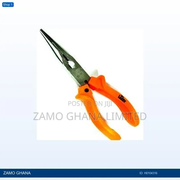 Long Nose Plier Tera Orange 6inch - H · Photo 1