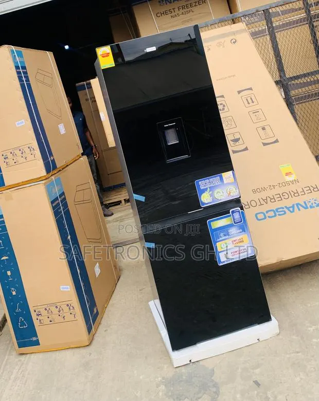 ChillEssence 198L Nasco Black 2 Doors Nasd2-42fl Fridge · Photo 1