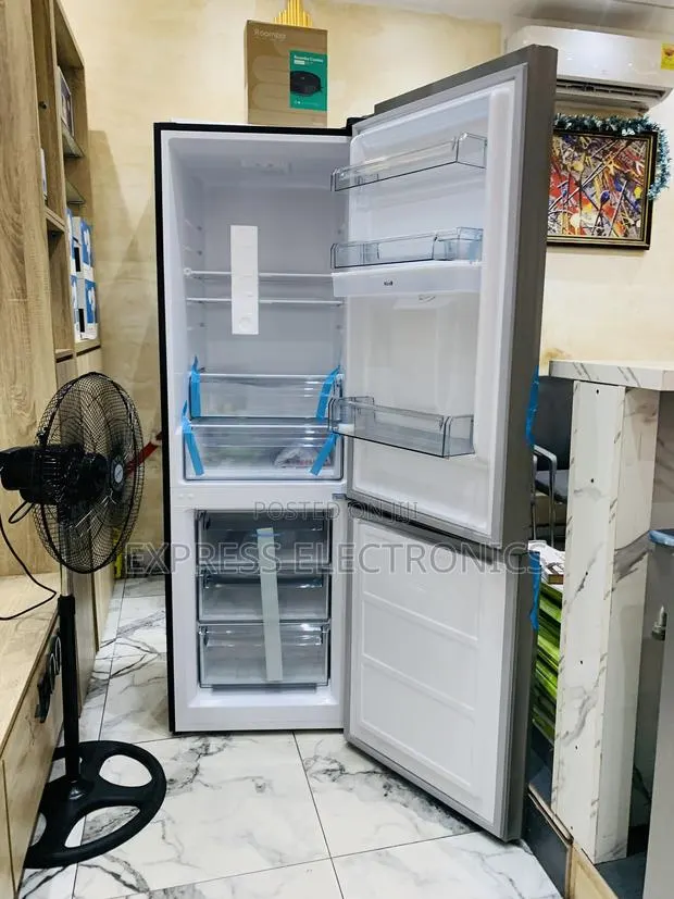 Lovely New Double Door Fridge 311l Mirror Blavk Legacy · Photo 1