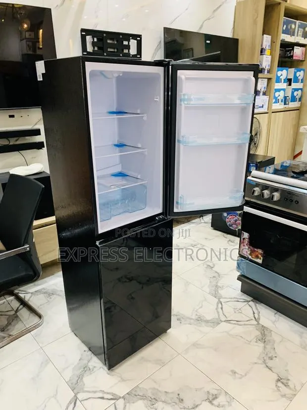 Place Your Order for Nasco Nasd2-24fl Double Door Fridge Black Mirror · Photo 1