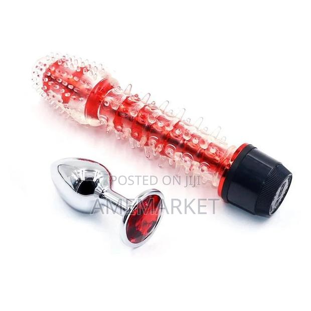 Butt Plug + Vigina Stimulator- G-Spot Dildo Vibrator Sex Toy · Photo 1