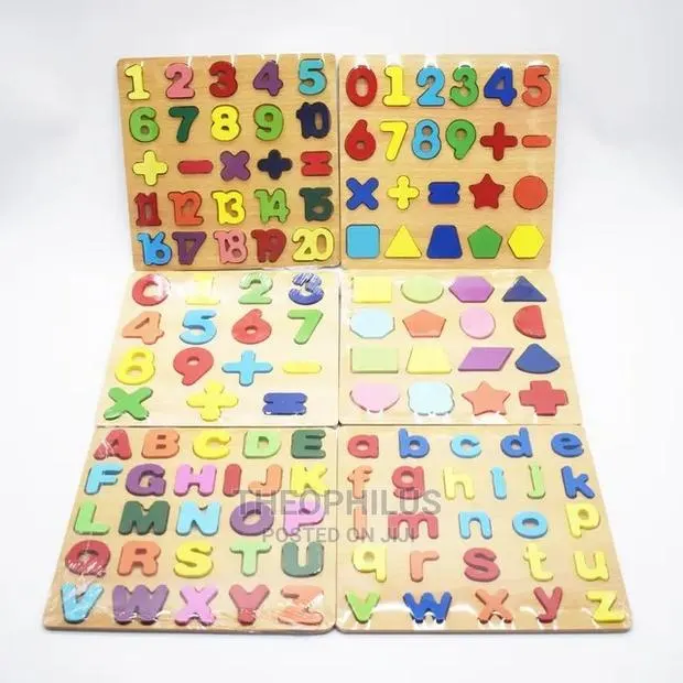 1 Set Montessori Wooden Kids Educational Puzzles Toys · Photo 1