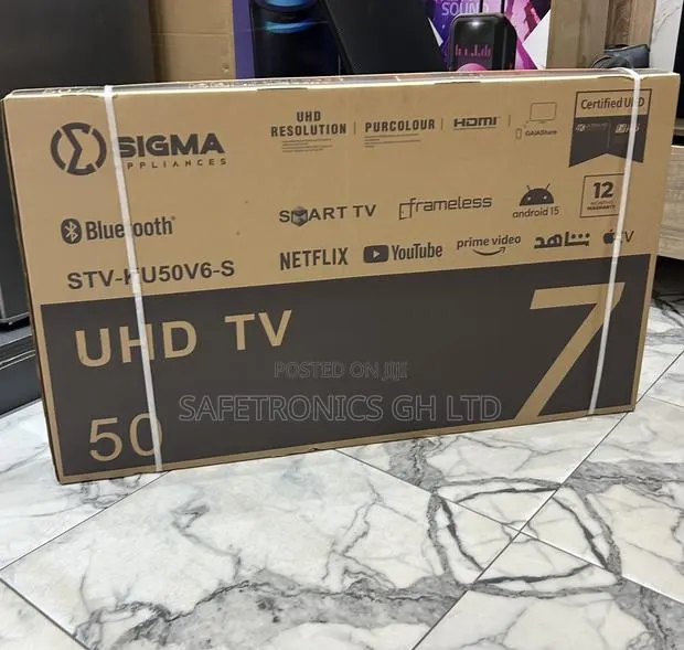 Ultra Modern New 50 Inch Sigma Ultra Uhd Led STV-Ku50v6-S Tv · Photo 1