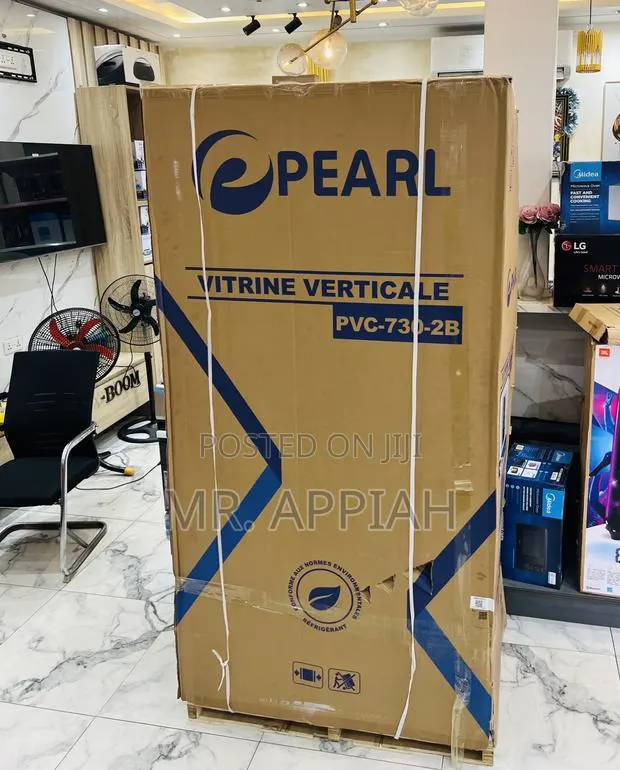 Purchase Pearl Pvc—730-2b 2 Door Beverage Cooler(610l). · Photo 1