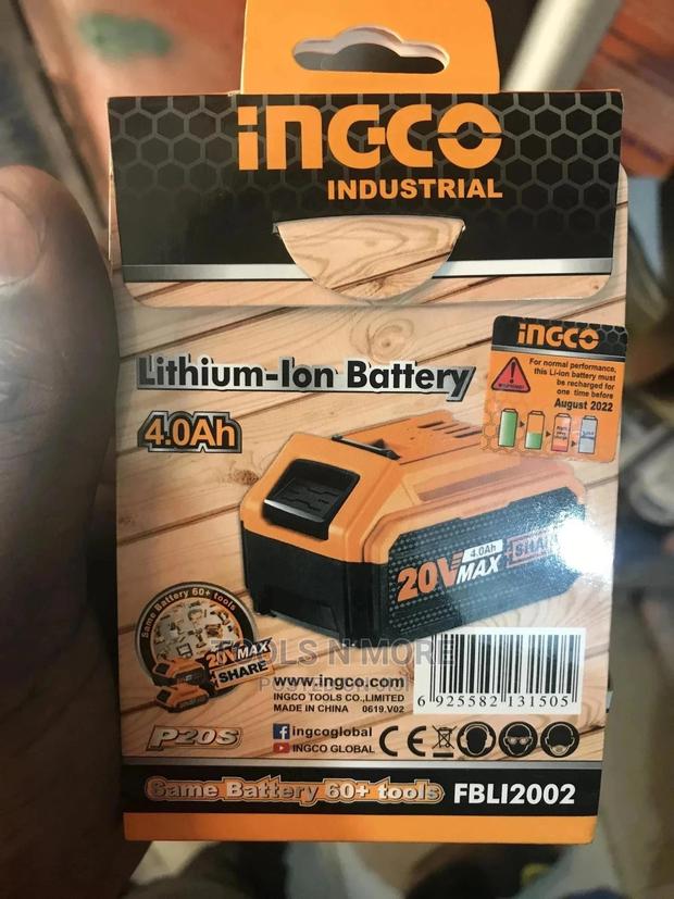 INGCO 20volts Lithium Ion Battery (4.0ah) · Photo 4