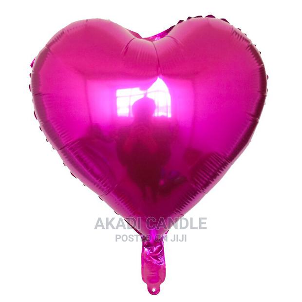 Rose Red Foil Balloon 18 Inches · Photo 1
