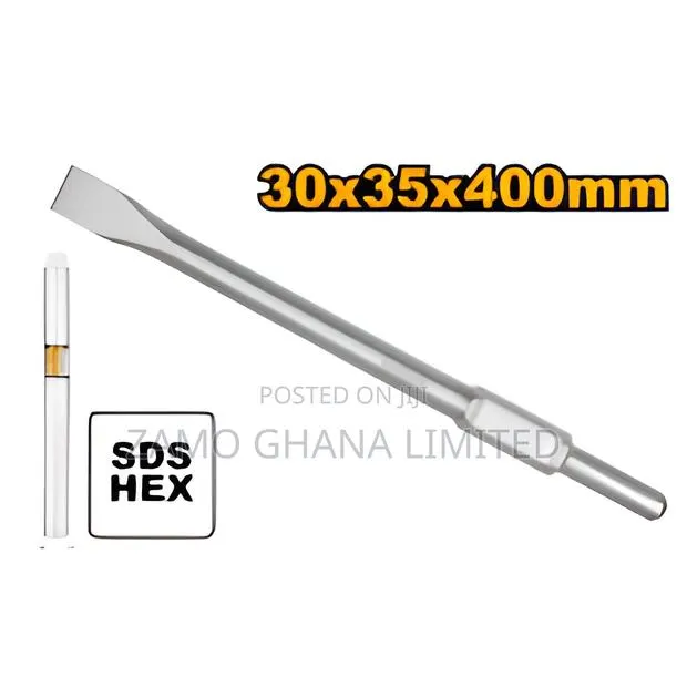 Hex Chisel 30x400x40mm Flat for Pdb17008 - DBC · Photo 1