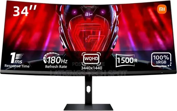 Xiaomi Curved Gaming Monitor 34-Inch 3440*1440 180hz · Photo 1
