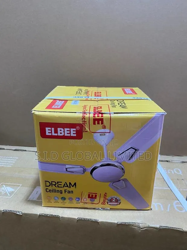 Elbee Dream Ceiling Fan Bright White Original- Strong Wind · Photo 1