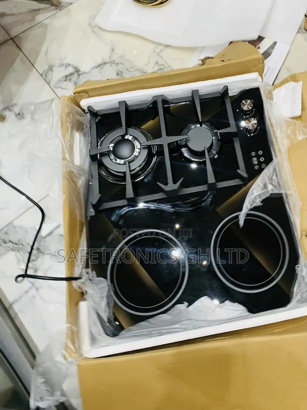 Trust Neat Kenwood 60cm Inbuilt 2+2 Gas Electric Cooker Hob · Photo 1