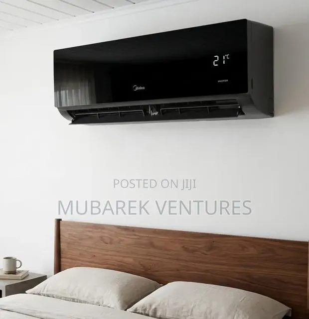 Midea Split Acs Inverter R32- Black Mirror · Photo 1