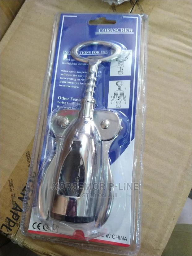 Stainless Steel Silver Corkscrew · Photo 2