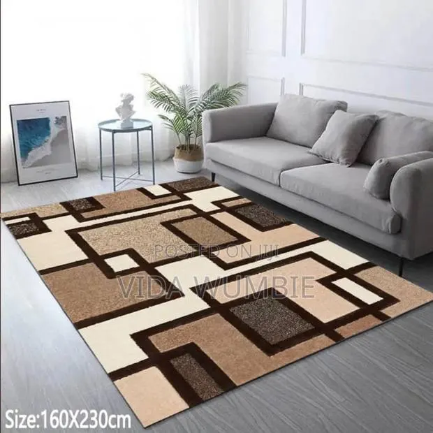 Modern New Customized Design Crystal Velvet Center Carpet · Photo 1