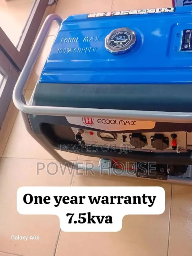 Strong Power 7.5kva 8500watts Ecoolmax Generator · Photo 1