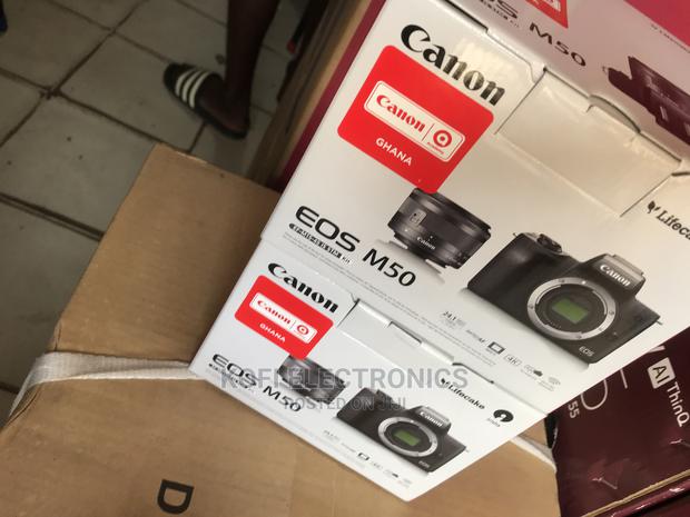 Black Canon EOS M50 Mirrorless Digital Camera · Photo 1