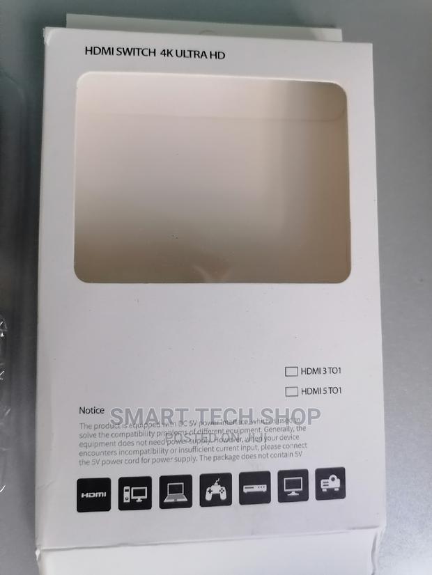 Hdmi Switch 5 to 1 Ultra HD With Remote Control · Photo 7