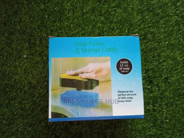 Soap Pump and Sponge Caddy · Photo 1