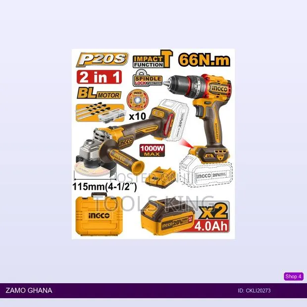 Cordless 2 PCS Combo - Ckli20273 · Photo 1