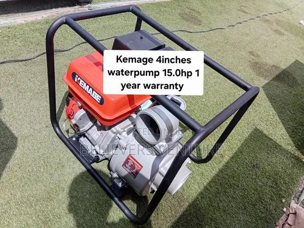 Kemage 4-Inch Water Pump 15HP – Strong and Efficient Water Flow · Photo 1