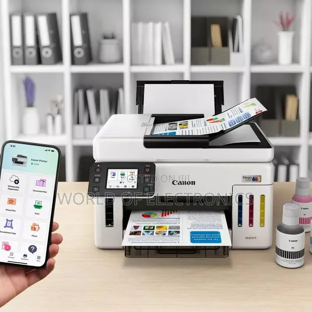 Canon Maxify Gx6140 Inkjet Aio Printer-Color Print Scan Copy A4 24ppm · Photo 1