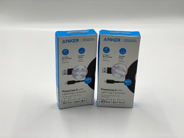 Anker iPhone Charger Cable, Powerline II Lightning Cable 3M · Photo 1