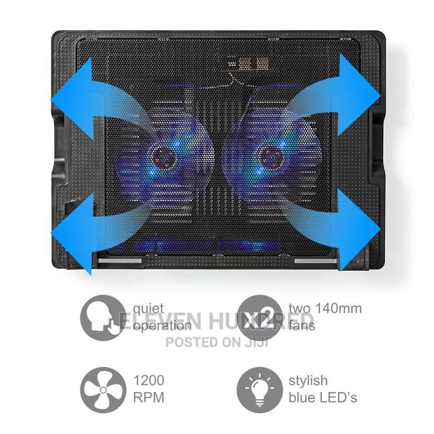 Laptop Cooling Pad, Fan Usb Adjustable Cooler Stand · Photo 1
