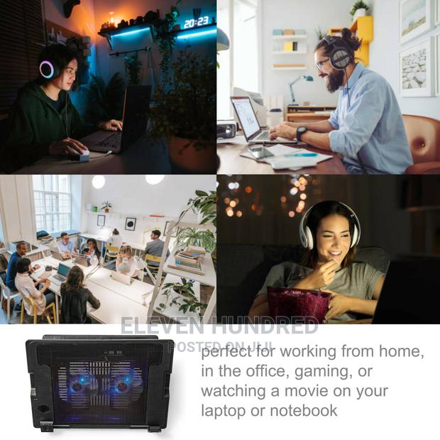 Laptop Cooling Pad, Fan Usb Adjustable Cooler Stand · Photo 2