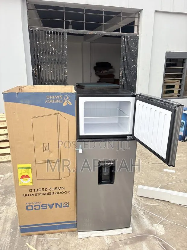 Get Classic Nasco 210Liters Double Door Fridge(Nasf2-250fld)Gray · Photo 1