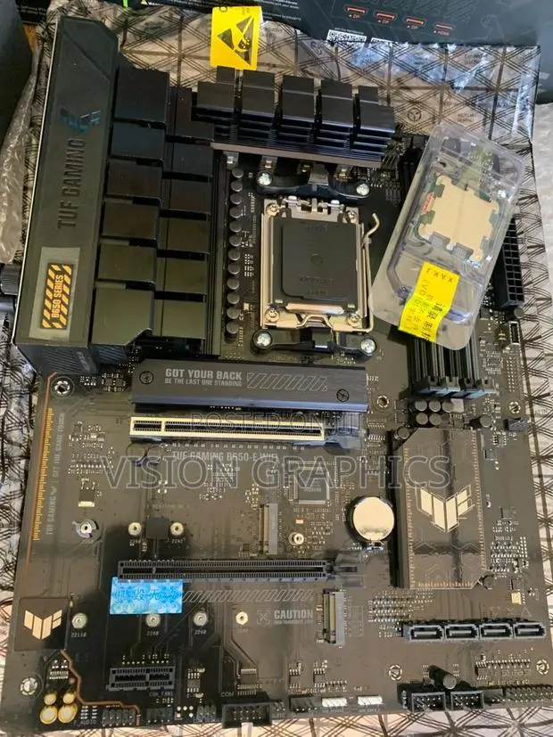 ASUS Tuf Gaming B650-E Wifi Motherboard With Ryzen 7 7800x3d · Photo 1