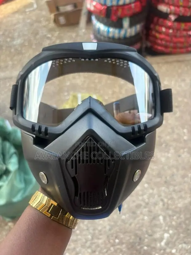 Detachable Motor/Tricycle Goggles-Full Face Shield With Anti Fog · Photo 1