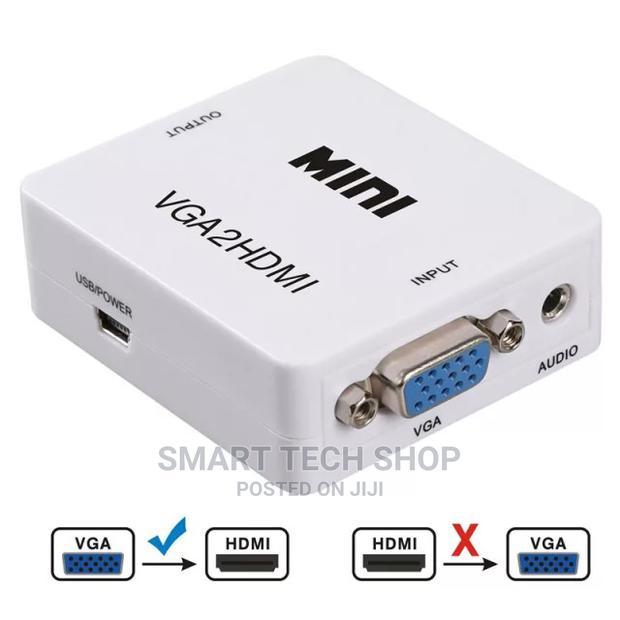 1080P MINI VGA to HDMI Converter With Audio Video Projector · Photo 1