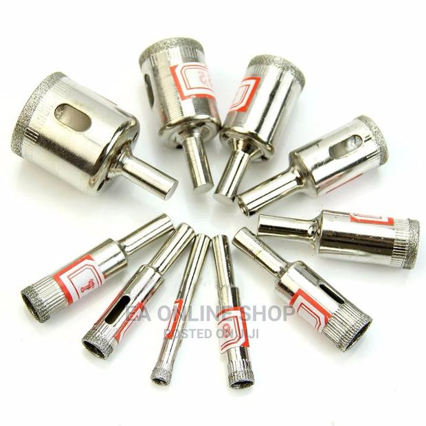 16 PCS Diamond Drill Bits for Making Hole in Glass and Tiles · Photo 1