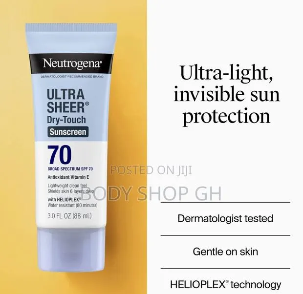 Ultra Sheer Dry-touch Sunscreen Lotion Spf 70, Broad Spectrum -3 Fl Oz · Photo 1