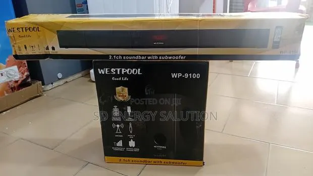 Westpool 2.1ch Soundbar + Subwoofer – Deep Bass Westpool · Photo 1