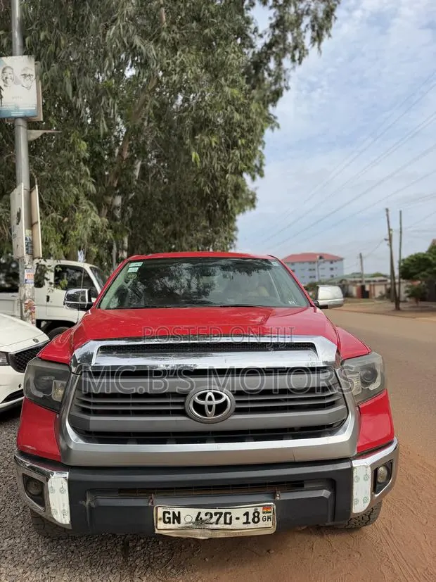 Toyota Tundra 2014 Red · Photo 1