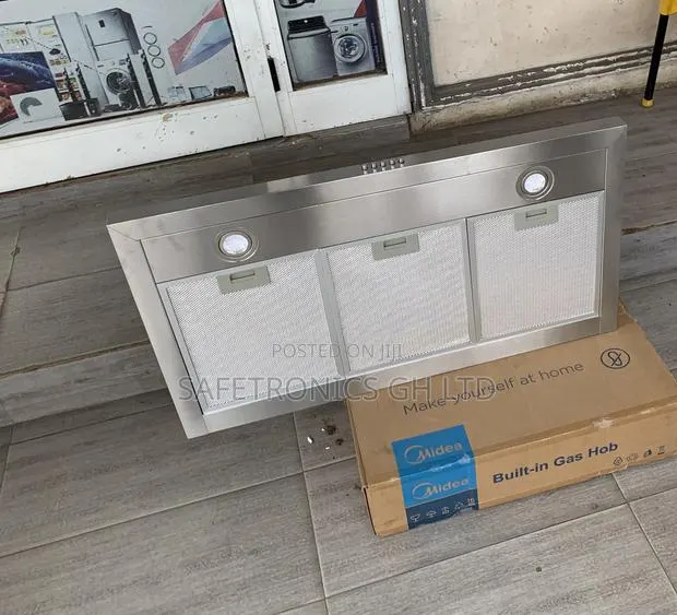 High Efficiency Midea 90m21-S 90cm T-Shape Chimney Cooker Hood · Photo 1