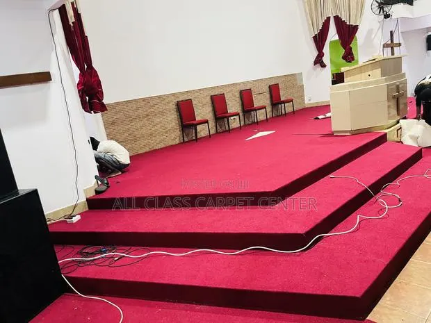 Red Wine Woolen for Church Auditorium · Photo 1