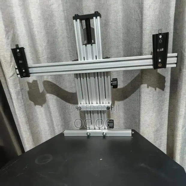 Ergo Desktop Kangaroo Elite Height-adjustable Dual Monitor Stand. · Photo 1