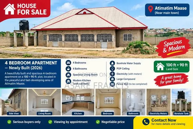 4bdrm Apartment in Afigya-Kwabre for sale · Photo 1