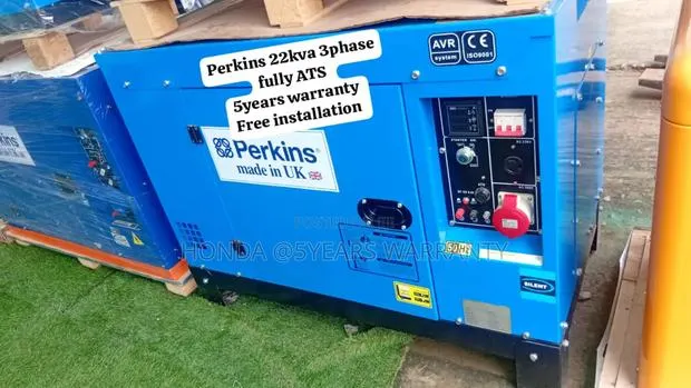 Outdoors Events Perkins 3phase 22kva Generator Perkins 22kva · Photo 1
