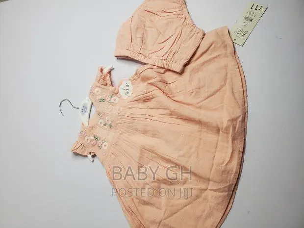 2 Piece Peach Girls Dress · Photo 1