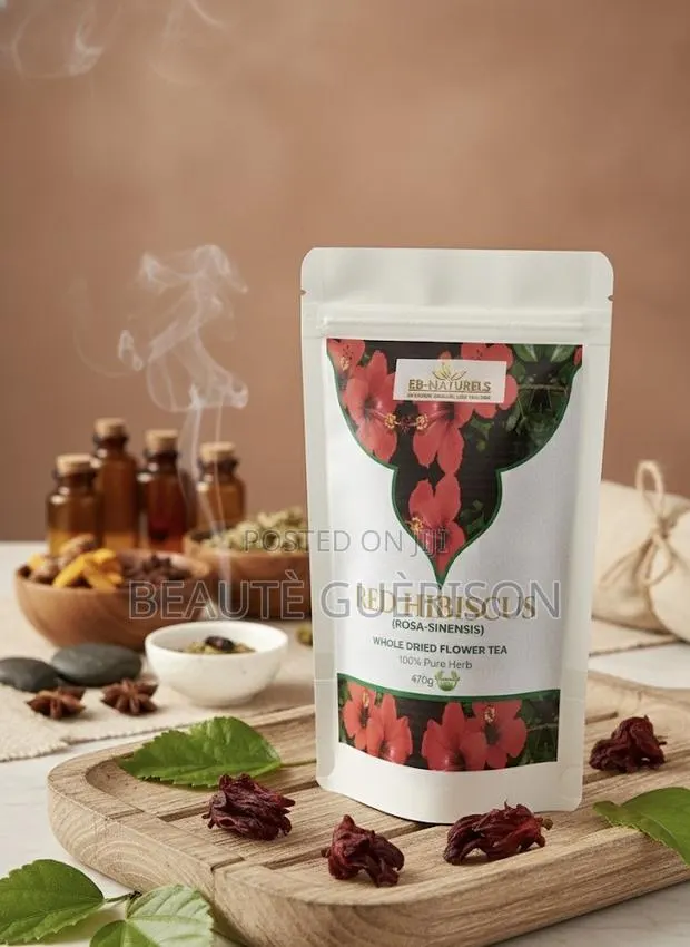 100% Whole Red Hibiscus Herb Tea · Photo 1