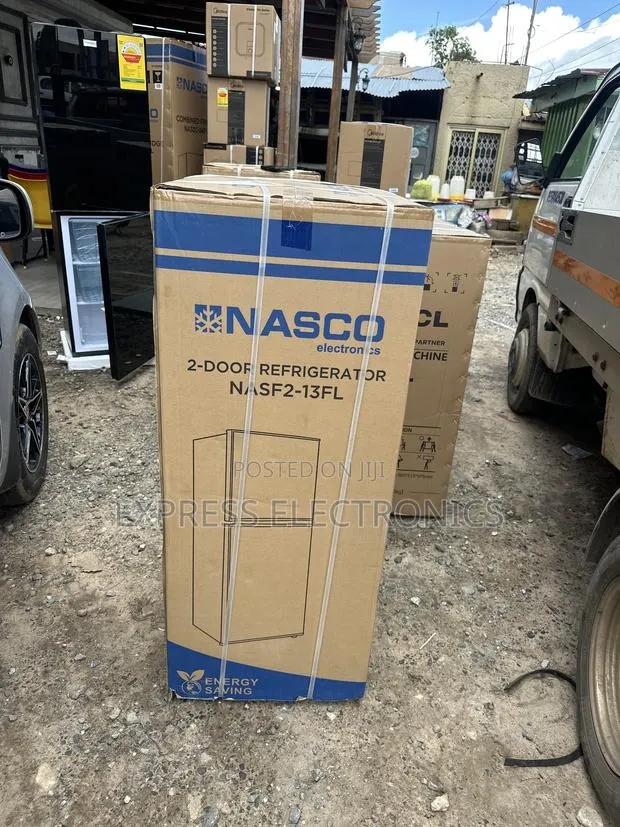 Zealous Sleek Double Door Fridge Nasf2-13fl Nasco · Photo 1