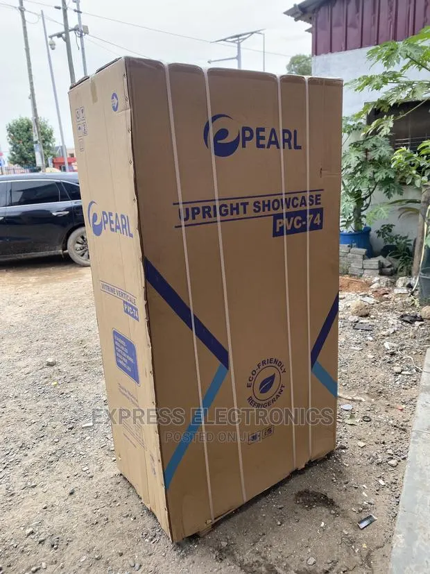 Tempered Glass Double Door Pearl PVC-74 586L Display Fridge · Photo 1