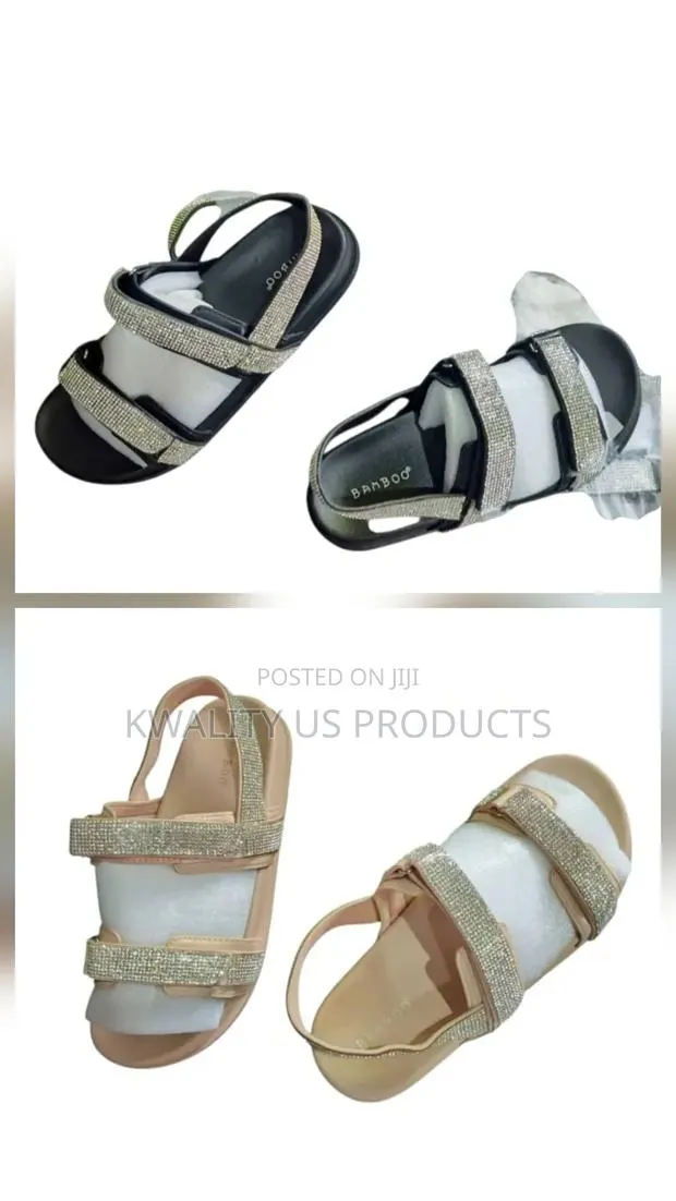 Bamboo Women's Embellished Strap Sandals - Size 37, 37.5 · Photo 1